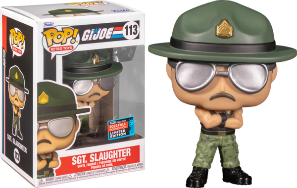 Funko Pop! G.I. Joe - Sgt. Slaughter #113 (2022 Fall Convention Exclus