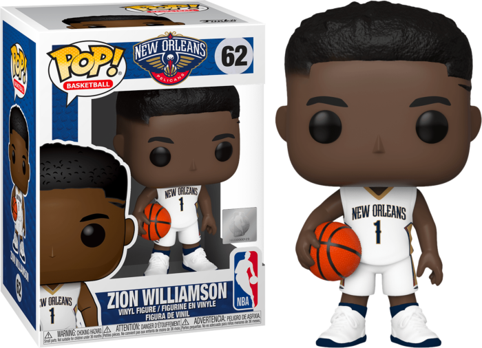 Funko Pop! NBA Basketball - Zion Williamson New Orleans Pelicans #62 - Real Pop Mania