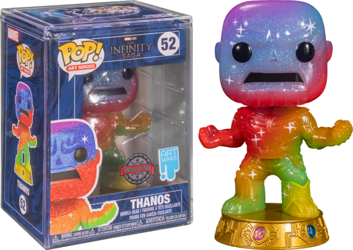 Funko Pop! Avengers 4: Endgame - Thor Purple Infinity Stone Artist Series with Pop! Protector #52 - Real Pop Mania