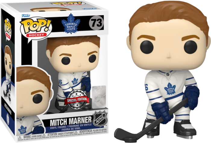 Funko Pop! NHL Hockey - Mitch Marner Toronto Maple Leafs White Jersey #73 - Real Pop Mania