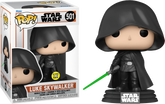 Funko Pop! Star Wars: The Mandalorian - Luke Skywalker with Lightsaber Glow in the Dark #501 - Real Pop Mania