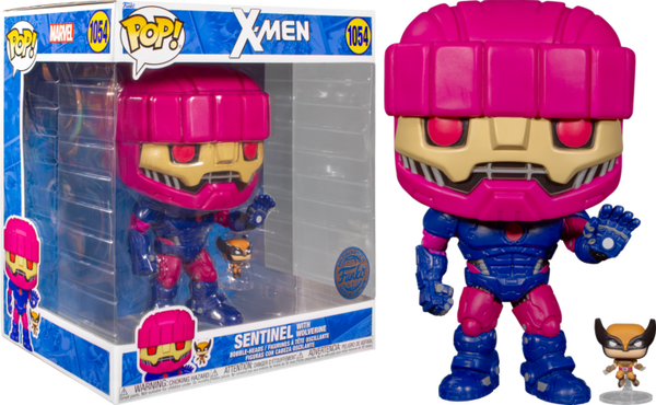 Funko Pop offers Sentinel with Wolverine Black Light Chase 10 inch X-Men #1054