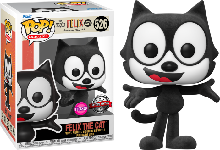 Funko Pop! Felix the Cat - Felix the Cat Flocked #526 - Real Pop Mania