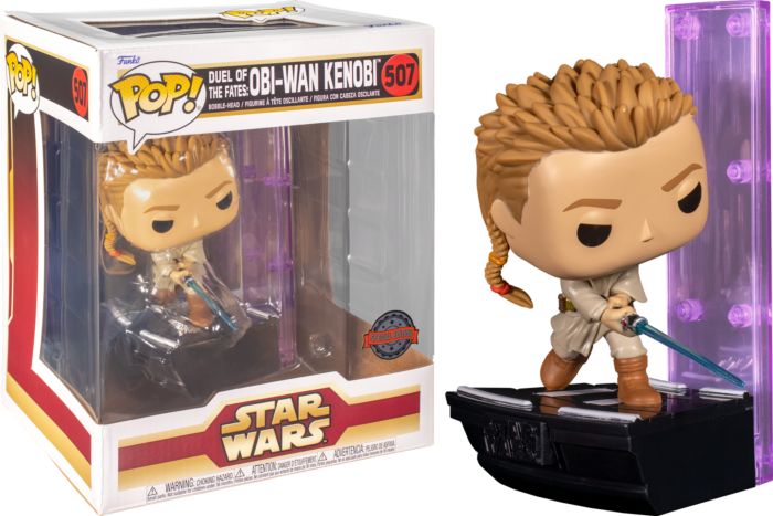 Funko Pop! Star Wars Episode I: The Phantom Menace - Obi-Wan Kenobi Duel Of The Fates Deluxe #507 - Real Pop Mania