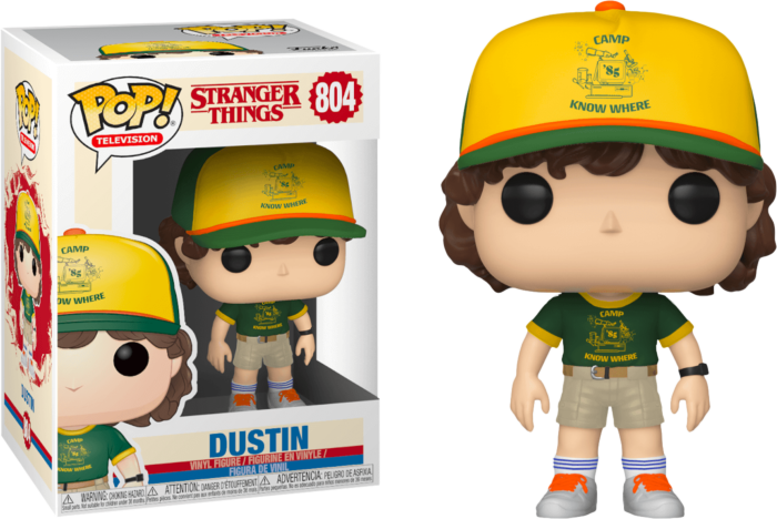 Funko Pop! Stranger Things 3 - Dustin in Camp Uniform #804 - The Amazing Collectables