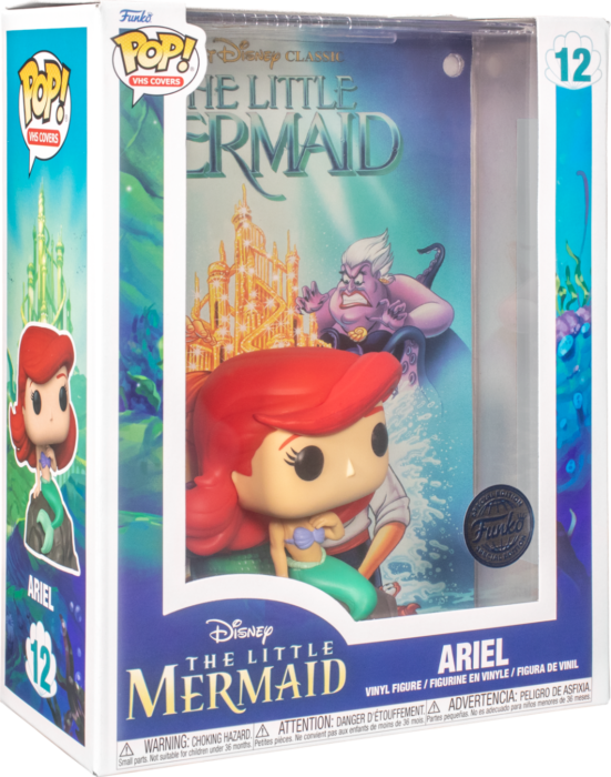 Funko Pop! VHS Covers - The Little Mermaid (1989) - Ariel #12 - Real Pop Mania