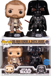 Funko Pop! Star Wars: Obi-Wan Kenobi - Obi-Wan Kenobi & Darth Vader - 2-Pack - Real Pop Mania
