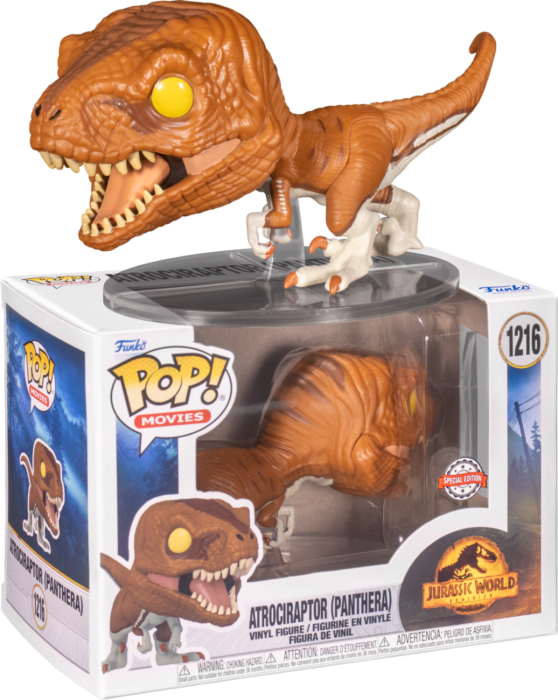 Funko Pop! Jurassic World: Dominion - Atrociraptor Panthera #1216 - Real Pop Mania