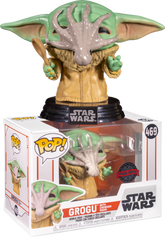 Funko Pop! Star Wars: The Mandalorian - Grogu (The Child) with Soup Creature #469 - Real Pop Mania