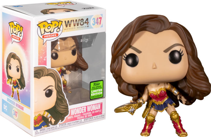 Funko Pop! Wonder Woman 1984 - Wonder Woman with Tiara Boomerang #347 (2021 Spring Convention Exclusive)