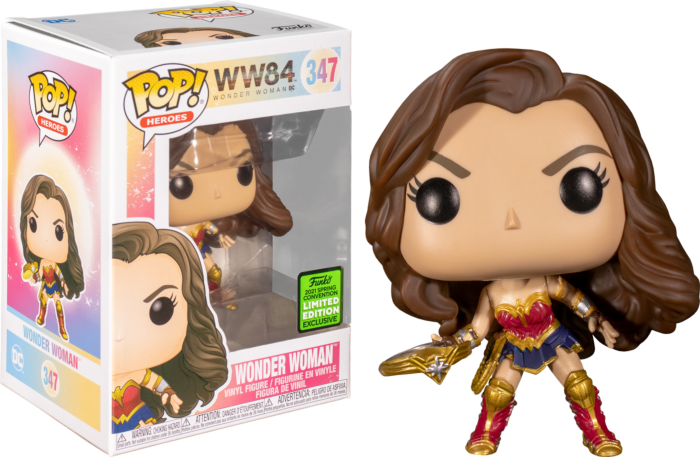 Funko Pop! Wonder Woman 1984 - Wonder Woman with Tiara Boomerang #347 (2021 Spring Convention Exclusive) - Real Pop Mania