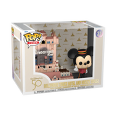 Funko Pop! Town - Walt Disney World: 50th Anniversary - Mickey Mouse with Hollywood Tower Hotel #31 - Real Pop Mania