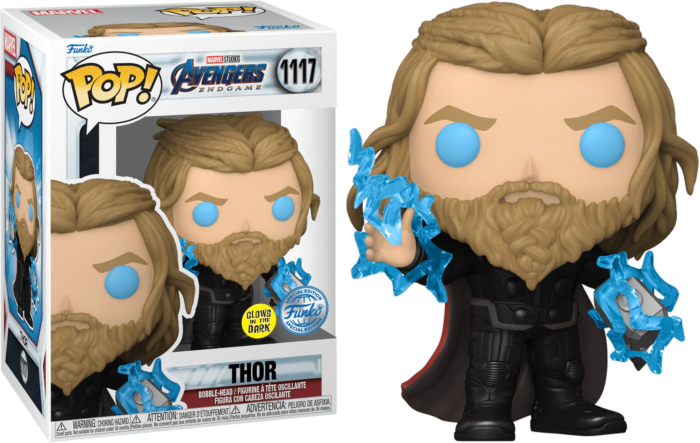 Funko Pop! Avengers 4: Endgame - Thor with Thunder Glow in the Dark #1117 - Chase Chance