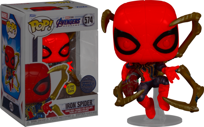 Funko POP! Marvel Mech Strike Monster Hunters CHASE Spider-Man #997 [Glows  in the Dark] Exclusive
