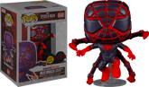 Funko Pop! Marvel's Spider-Man: Miles Morales - Miles Morales in Programmable Matter Suit Jumping Glow in the Dark #840 - Real Pop Mania
