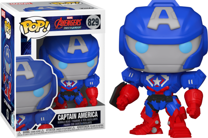 Funko Pop! Avengers Mech Strike - Captain America Mech #829 - Real Pop Mania