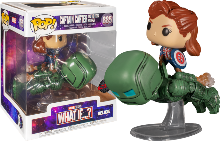 Funko Pop! Marvel: What If… - Captain Carter and the Hydra Stomper Year of the Shield Deluxe #885
