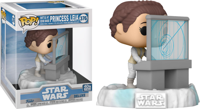 Funko Pop! Star Wars Episode V: The Empire Strikes Back - Princess Leia Battle at Echo Base Deluxe #376 - The Amazing Collectables