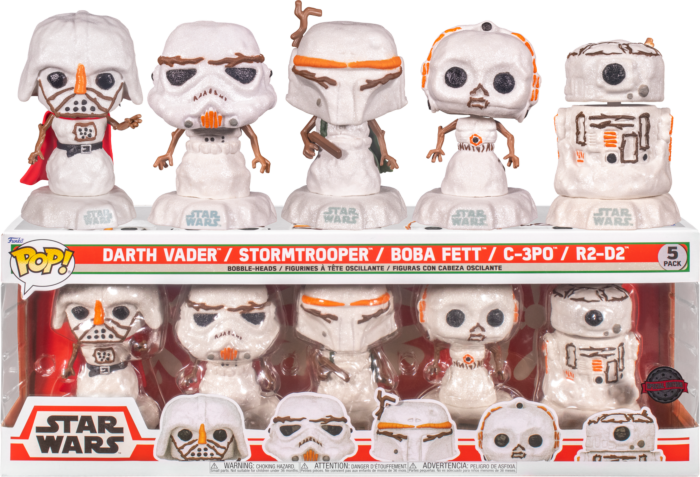 Funko Pop! Star Wars: Holiday - Snowman - 5-Pack - Real Pop Mania