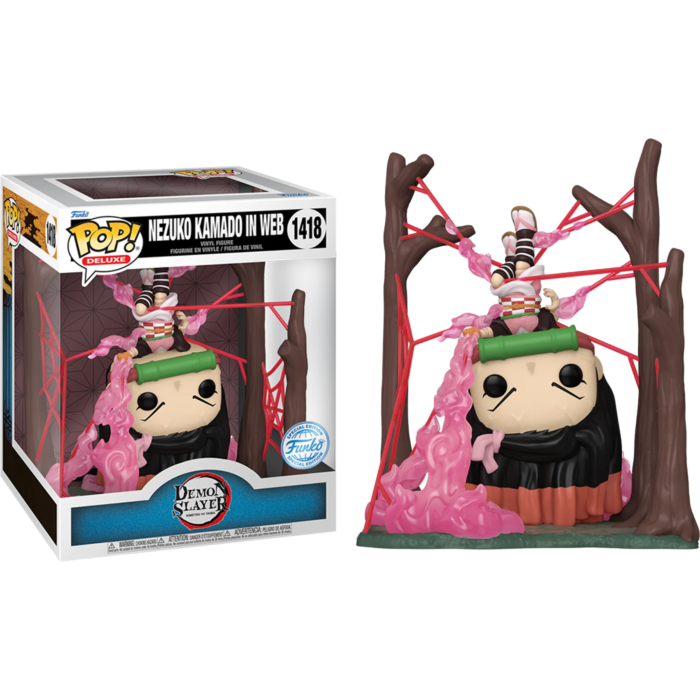 Funko Pop! Demon Slayer - Nezuko in Web Deluxe Glow in the Dark #1418