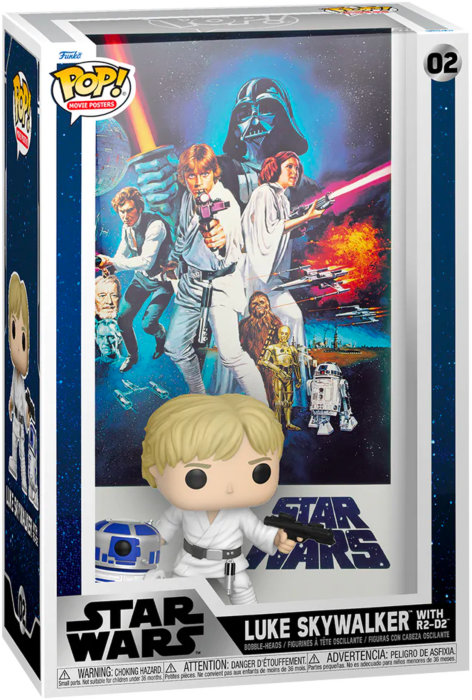 Funko Pop! Movie Posters - Star Wars Episode IV: A New Hope - Luke Skywalker with R2-D2 #02