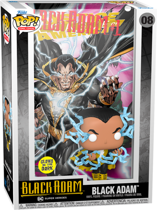 Funko Pop! Comic Covers - Black Adam - Justice League of America Glow in the Dark #08