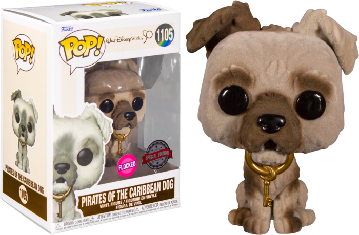 Funko Pop! Walt Disney World: 50th Anniversary - Pirates Of The Caribbean Dog Flocked #1105