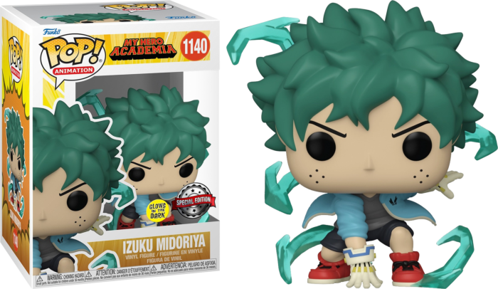 Funko Pop My Hero Academia Izuku Midoriya Deku with Gloves Glow i