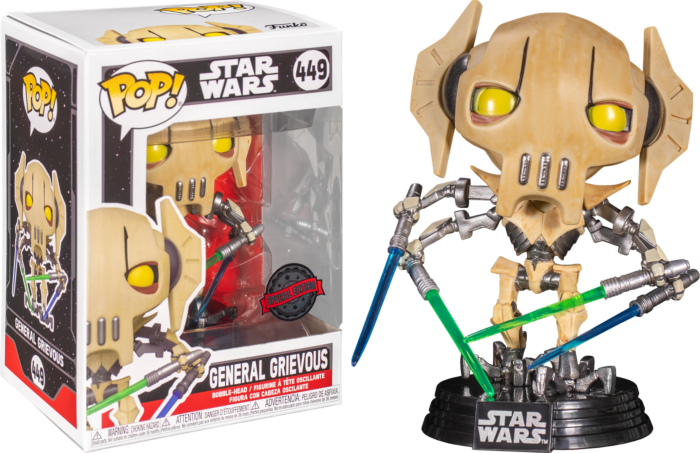 Funko Pop! Funko Pop! Star Wars - General Grievous with Four Lightsabers #449 - Real Pop Mania