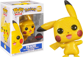 Funko Pop! Pokemon - Pikachu Waving Diamond Glitter #553 - Real Pop Mania