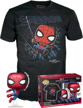 Funko Pop! Spider-Man: No Way Home - Spider-Man Diamond Glitter - Vinyl Figure & T-Shirt Box Set
