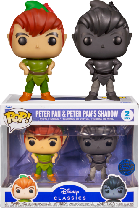 Funko Pop! Peter Pan - Peter Pan & Peter Pan's Shadow - 2-Pack