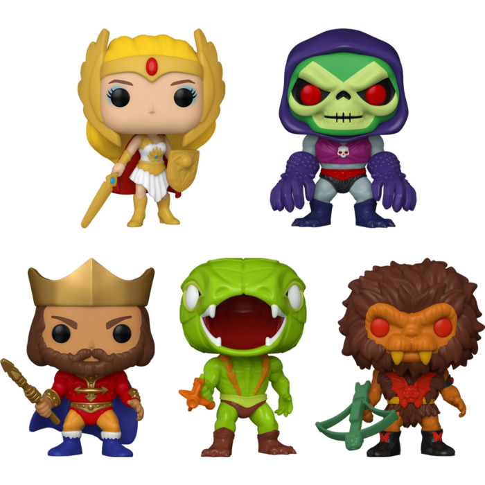 Funko Pop! Masters of the Universe - Hey, What’s Going On - Bundle (Set of 5) - The Amazing Collectables