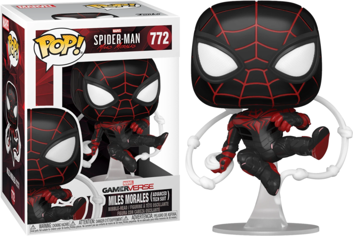 Funko Pop! Marvel's Spider-Man: Miles Morales - Miles Morales in Advanced Tech Suit #772