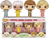 Funko Pop! The Golden Girls - Rose, Dorothy, Blanche & Sophia in Robes - 4-Pack - Real Pop Mania