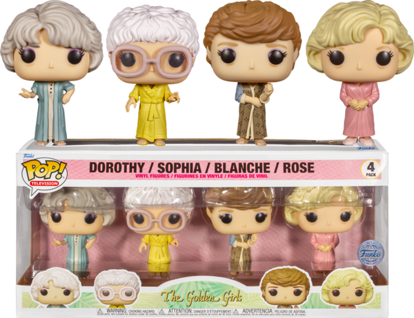 Funko Pop! The Golden Girls - Rose, Dorothy, Blanche & Sophia in Robes