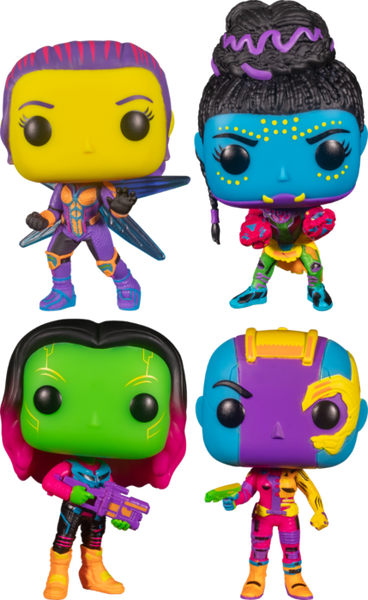 Funko order Pop Gamora and Nebula Blacklight