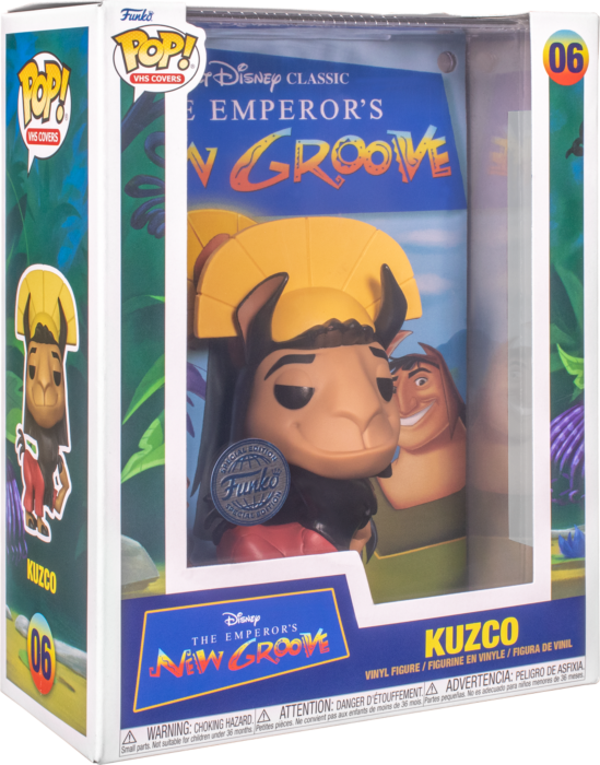 Funko Pop! VHS Covers - The Emperor's New Groove - Kuzco #06 - Real Pop Mania