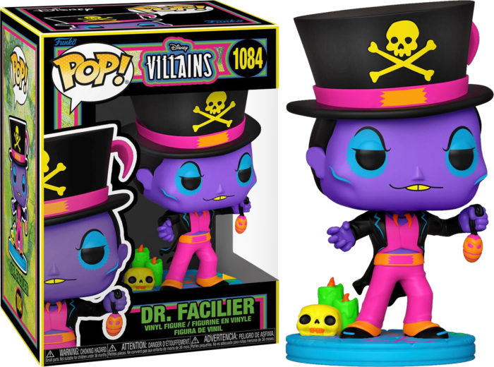 Funko Pop! The Princess and the Frog - Dr. Facilier Blacklight #1084