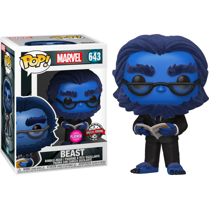 Funko Pop! X-Men: The Last Stand - Beast Flocked 20th Anniversary #643 - The Amazing Collectables
