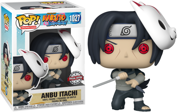 Funko Pop! Naruto: Shippuden - Anbu Itachi #1027 - Chase Chance - Real Pop Mania