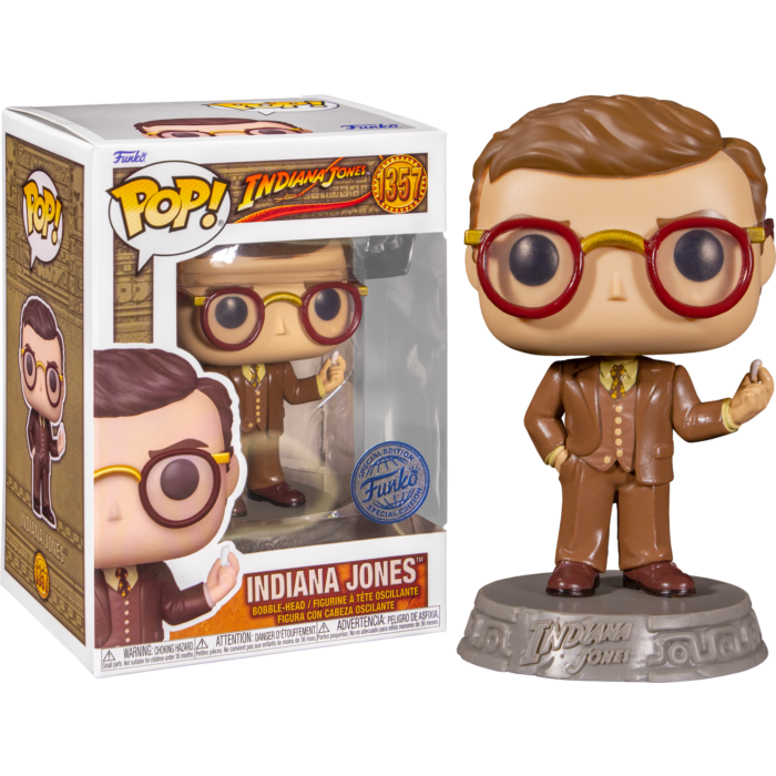 Funko Pop! Indiana Jones and the Raiders of the Lost Ark - Professor Indiana Jones #1357 [Restricted Shipping / Check Description]