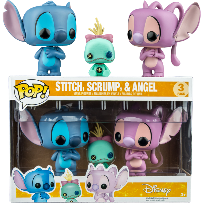 Funko Pop! Lilo and Stitch - Stitch, Scrump & Angel - 3-Pack - Real Pop Mania
