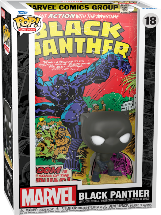 Funko Pop! Comic Covers - Black Panther - Black Panther Vol. 1 Issue 7 #18 - Real Pop Mania