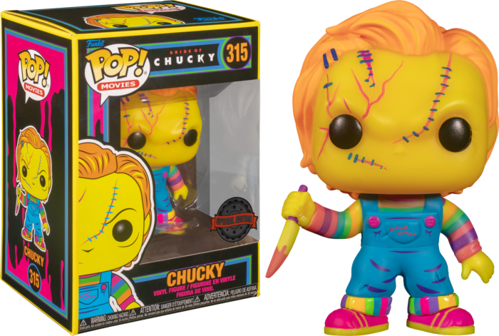 Funko Pop! Bride of Chucky - Chucky Blacklight #315
