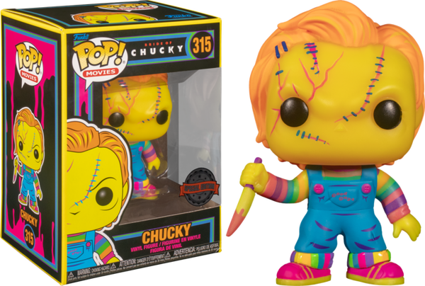 Funko Pop! Bride of Chucky - Chucky Blacklight #315