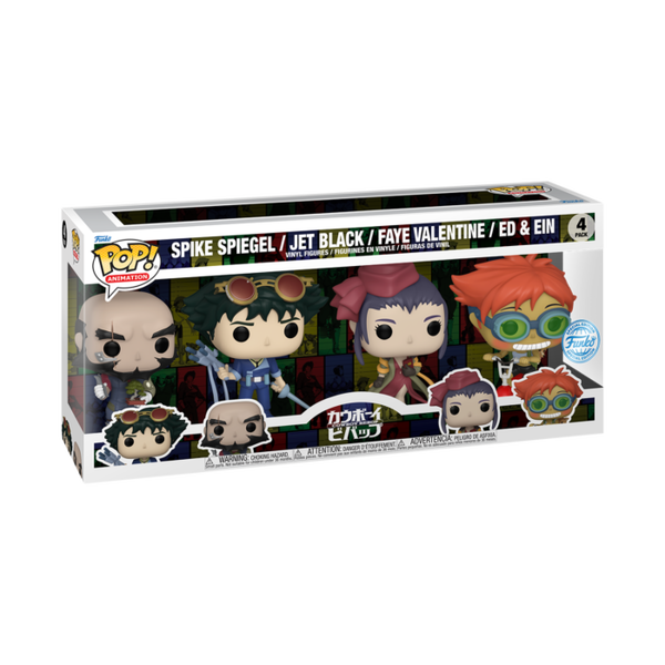 Funko Pop Cowboy Bebop Spike Spiegel Jet Black Faye Valentine Ed