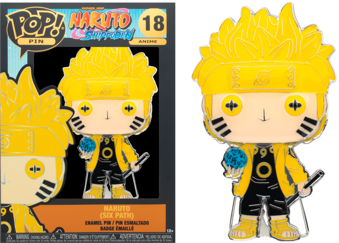 Funko Pop! Naruto: Shippuden - Naruto Six Path 4" Enamel Pin #18 - Real Pop Mania