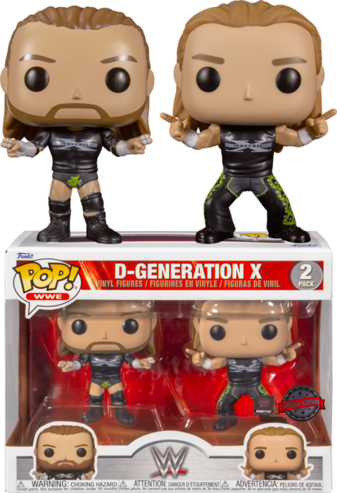 Funko Pop! WWE - Triple H & Shawn Michaels D-Generation X - 2-Pack - Real Pop Mania