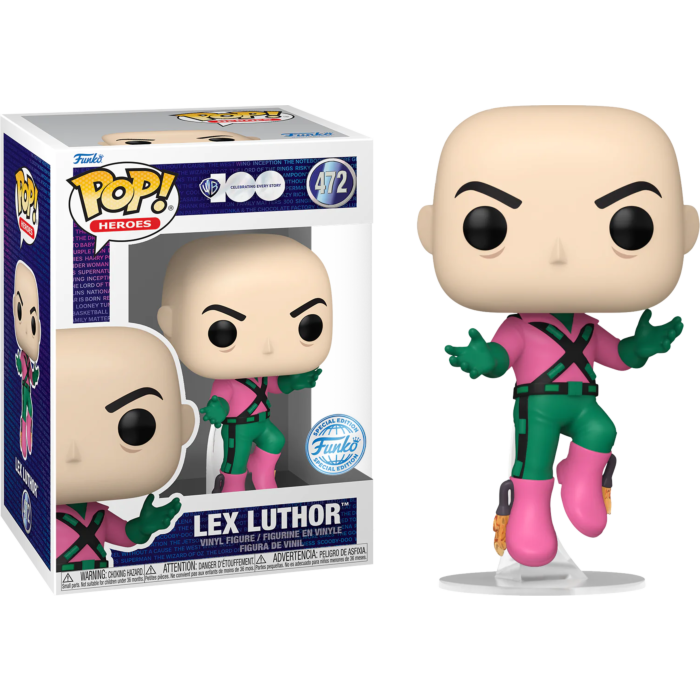 Funko Pop! Superman - Lex Luthor Warner Bros 100th Anniversary #472 [Restricted Shipping / Check Description]